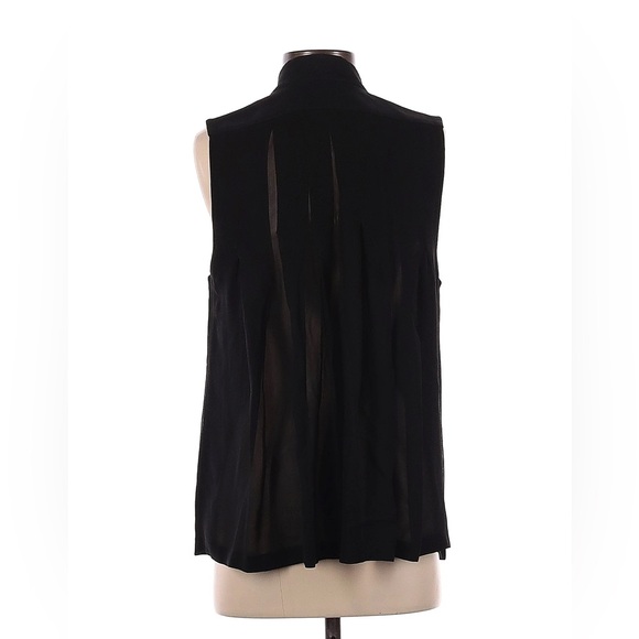 Club Monaco Black Zoela Tuxedo Vest with Sheer Back - XS - Picture 4 of 11